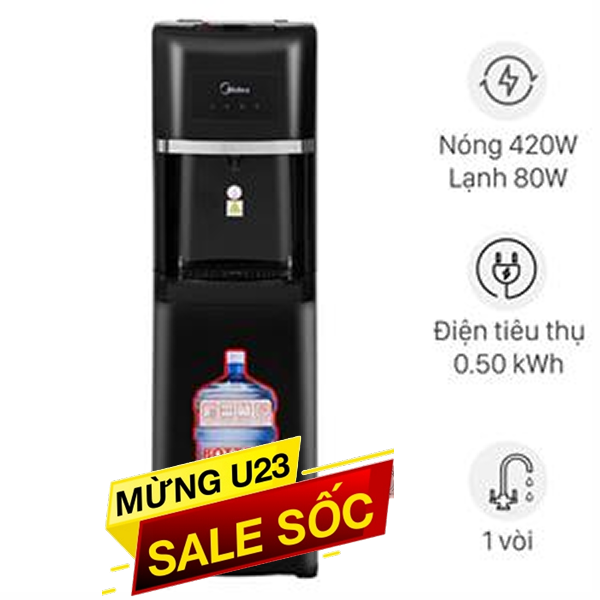 Cây nước nóng lạnh Midea YD1135AS-B 500W