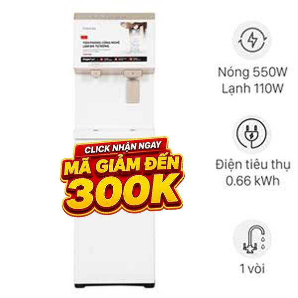 Cây nước nóng lạnh và làm đá Toshiba RWF-IW2469BVN(W) 660W