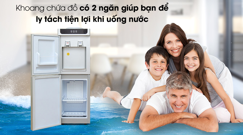 Cây nước nóng lạnh Kangaroo KG40N 600W - 12