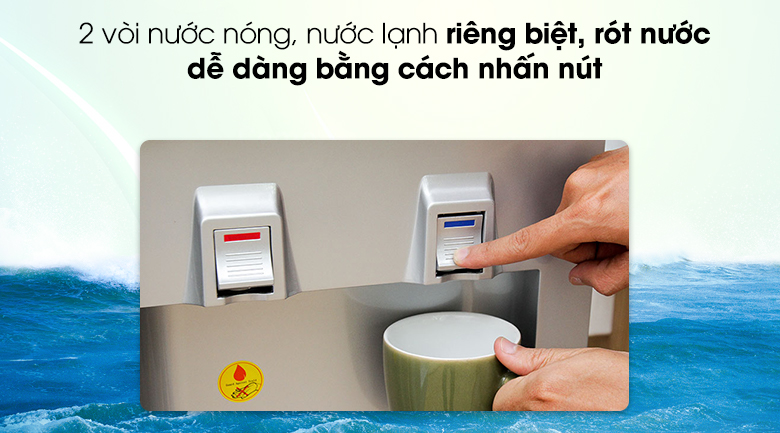 Cây nước nóng lạnh Kangaroo KG40N 600W - 15