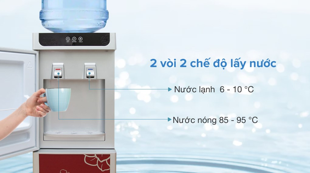 Cây nước nóng lạnh Kangaroo KG40N 600W - 9