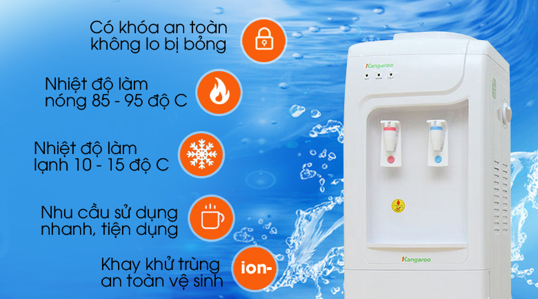 Cây nước nóng lạnh Kangaroo KG3331 565W - 7