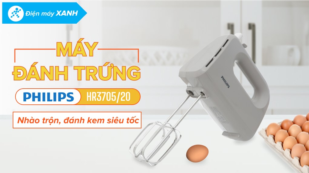 Máy đánh trứng Philips HR3705/20