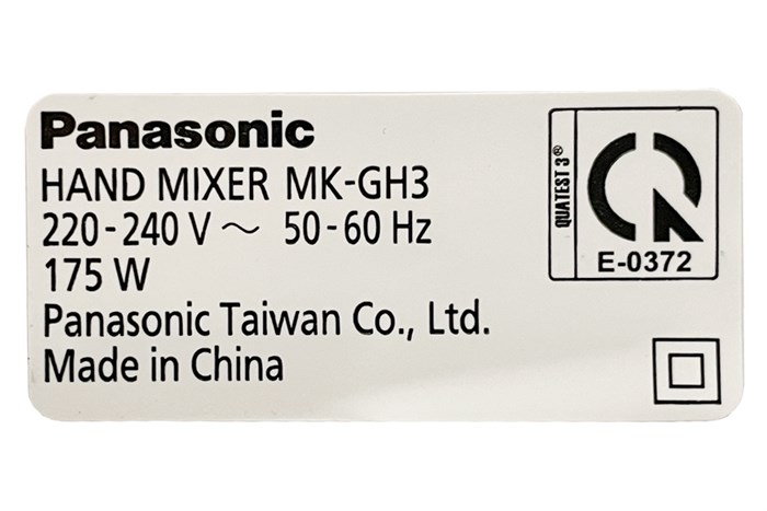 Máy đánh trứng Panasonic MK-GH3WRA Màu Trắng