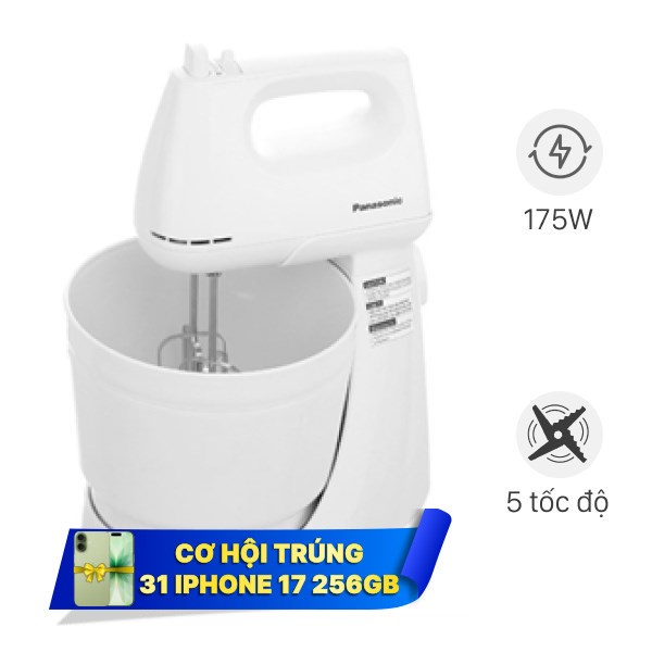 Máy nhồi bột đánh trứng Panasonic MK-GB3WRA