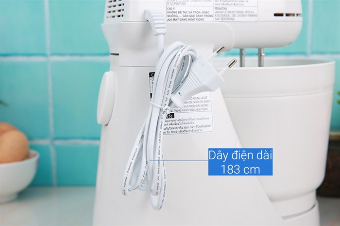 Máy nhồi bột đánh trứng Panasonic MK-GB3WRA Màu Trắng