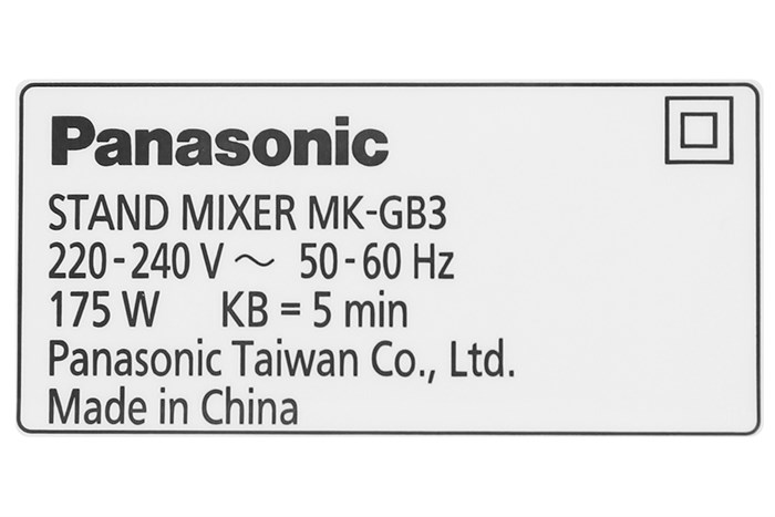 Máy nhồi bột đánh trứng Panasonic MK-GB3WRA Màu Trắng