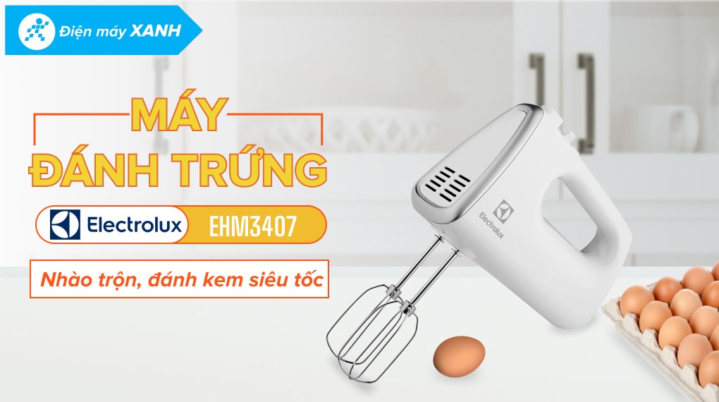 Máy đánh trứng Electrolux EHM3407 - Chính hãng | Điện máy XANH