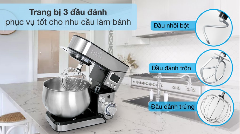 Máy nhồi bột đánh trứng Unie EM2