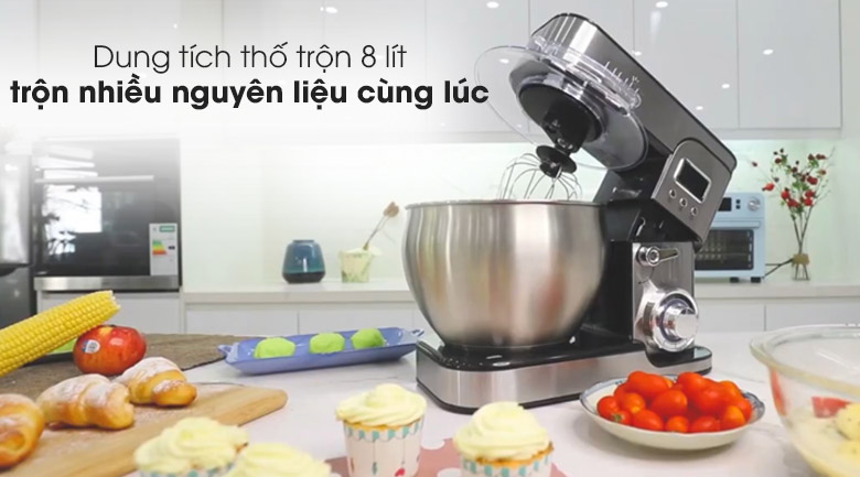 Dung tích 8 lít - Máy nhồi bột Unie EM5