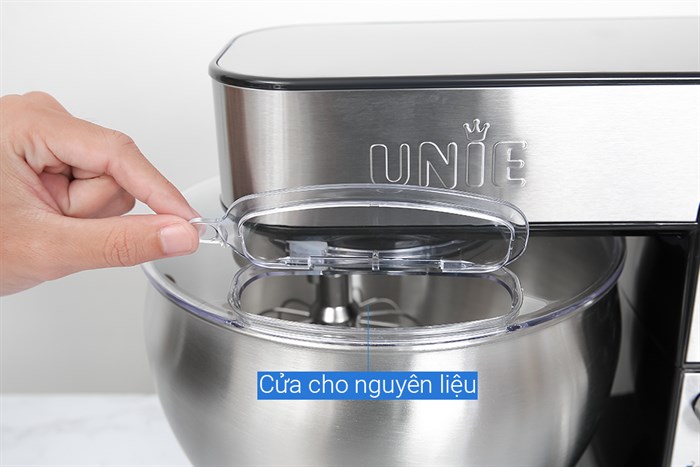 Máy nhồi bột đánh trứng Unie EM5 Màu Bạc