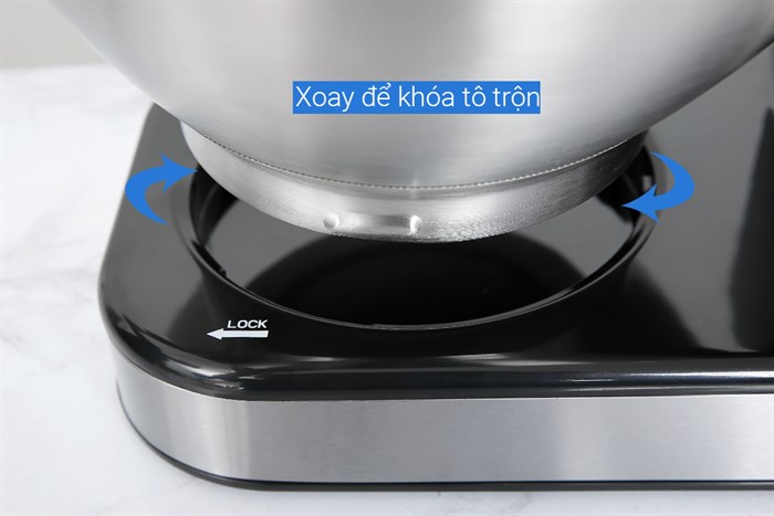 Máy nhồi bột đánh trứng Unie EM5 Màu Bạc