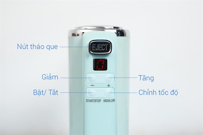 Máy nhồi bột đánh trứng Bear DDQ-B03V1 Màu Xanh ngọc