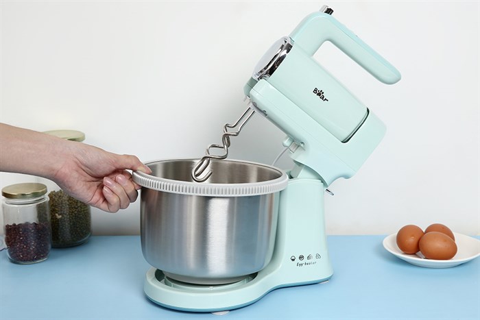 Máy nhồi bột đánh trứng Bear DDQ-B03V1 Màu Xanh ngọc