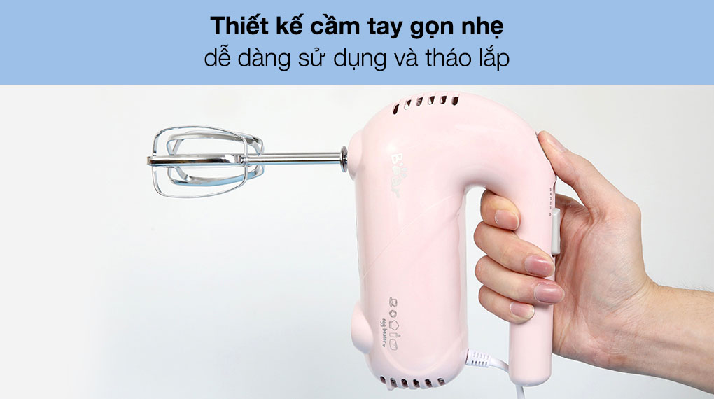 Máy đánh trứng cầm tay Bear DDQ-A01G1 - Thiết kế cầm tay