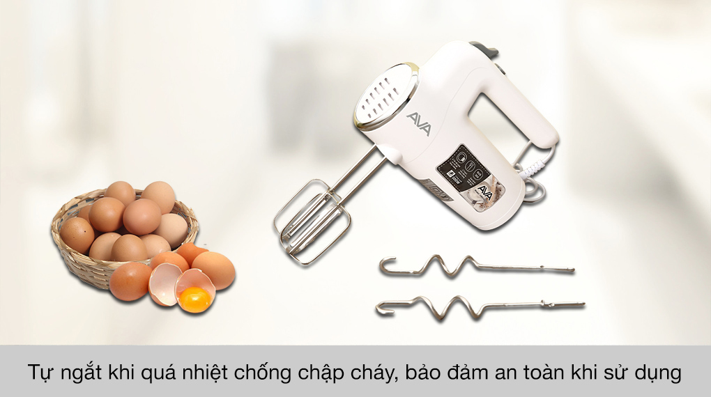 Máy đánh trứng AVA HM9103-GS