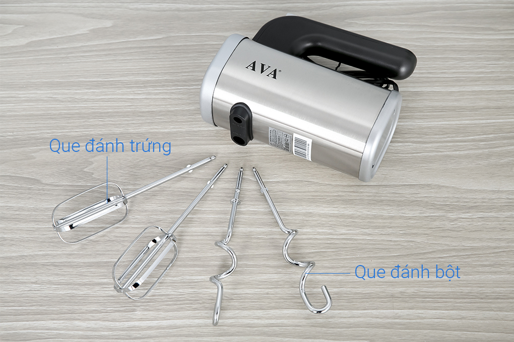 Máy đánh trứng AVA HM-167 Màu Bạc