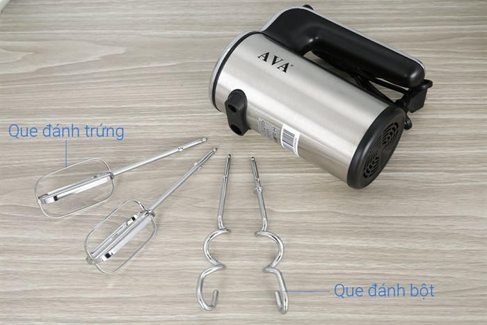 Máy đánh trứng AVA HM-168B Màu Bạc