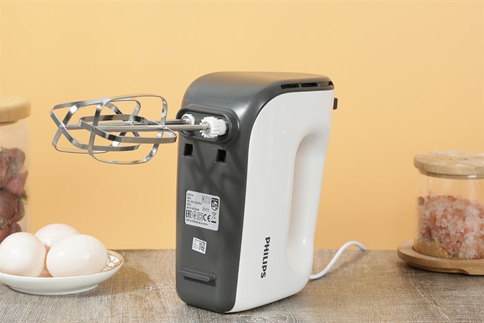 Máy nhồi bột đánh trứng Philips HR3745/00 Màu Trắng