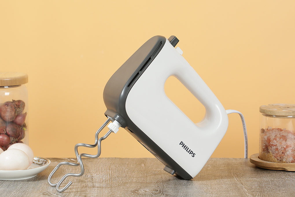 Máy nhồi bột đánh trứng Philips HR3745/00 Màu Trắng