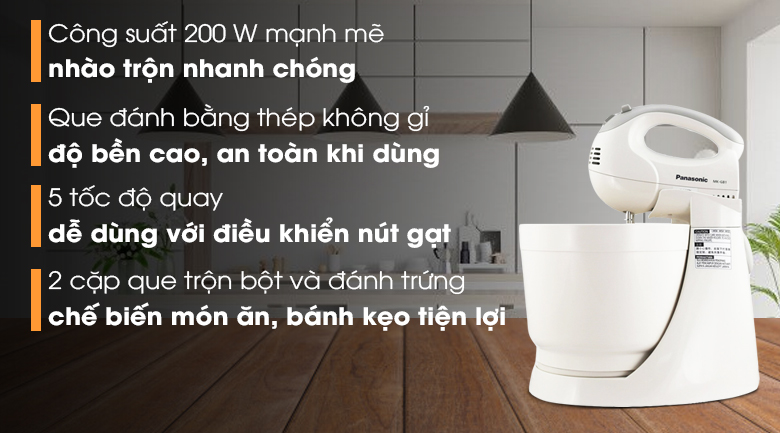 Máy đánh trứng Panasonic MK-GB1WRA