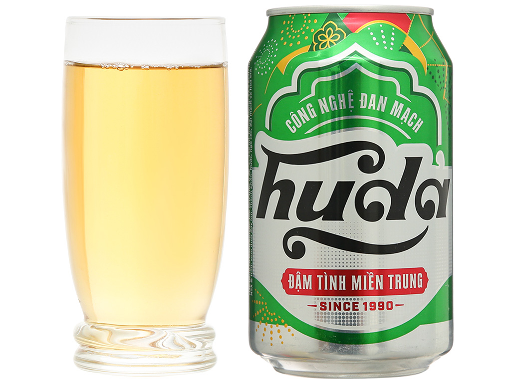 6 lon bia Huda 330ml 10