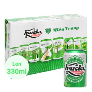 Thùng 24 lon bia Huda 330ml