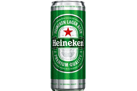 Bia Heineken xanh lon cao 330ml (thùng 24 lon)