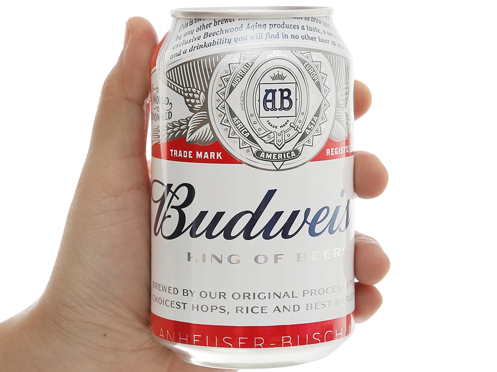 Bia Budweiser lon 330ml 7