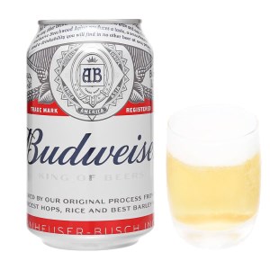 Bia Budweiser lon 330ml