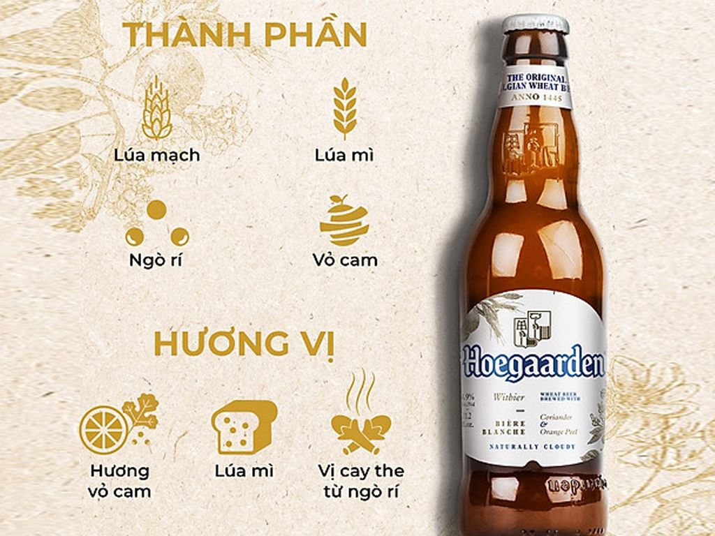 Bia Hoegaarden 330ml 2