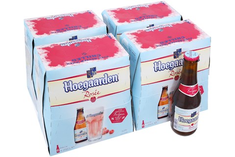 Thùng Bia Hoegaarden Rosée chai 250ml (24 chai)-1