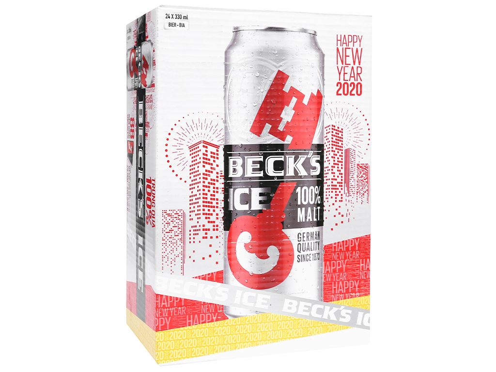 Thùng 24 lon bia Beck's Ice 330ml 7