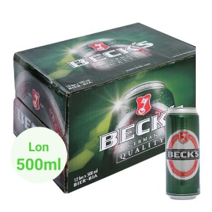 Thùng 12 lon bia Beck's 500ml