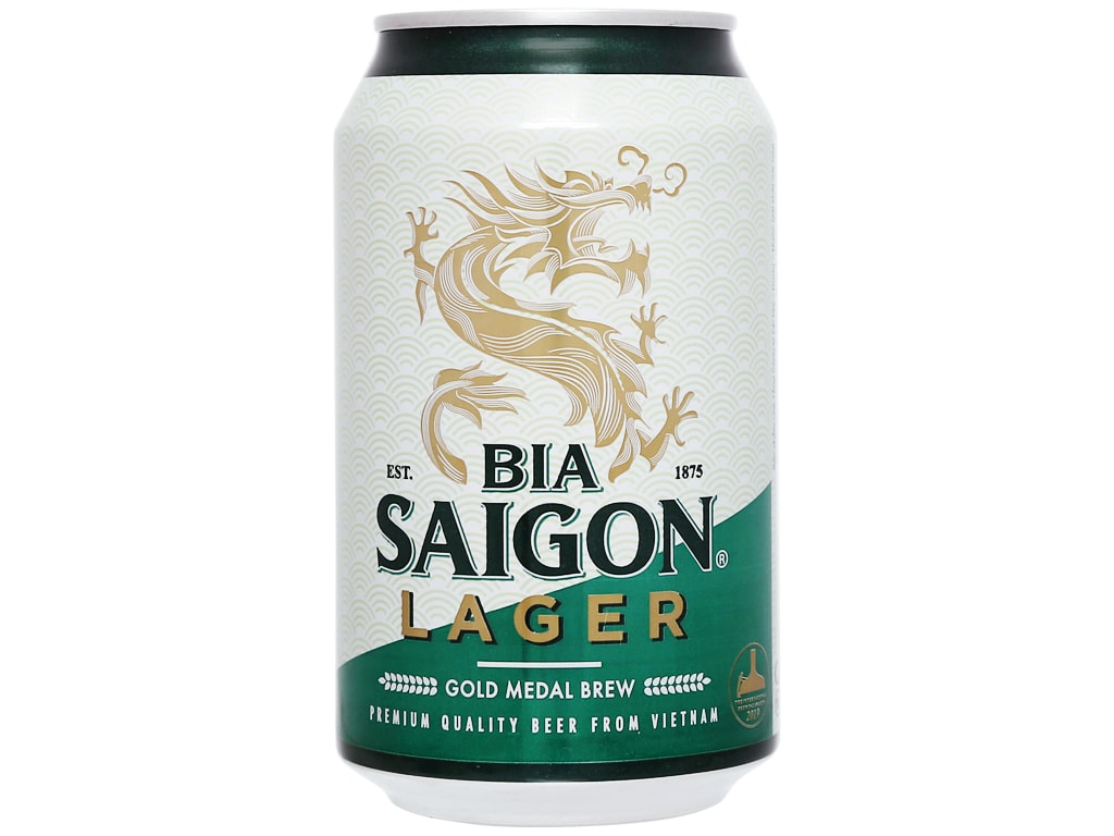 6 lon bia Sài Gòn Lager 330ml 3