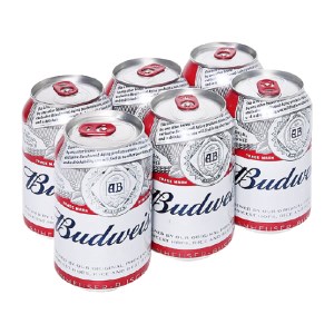 6 lon bia Budweiser 330ml