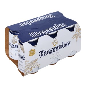 6 lon bia Hoegaarden White 330ml