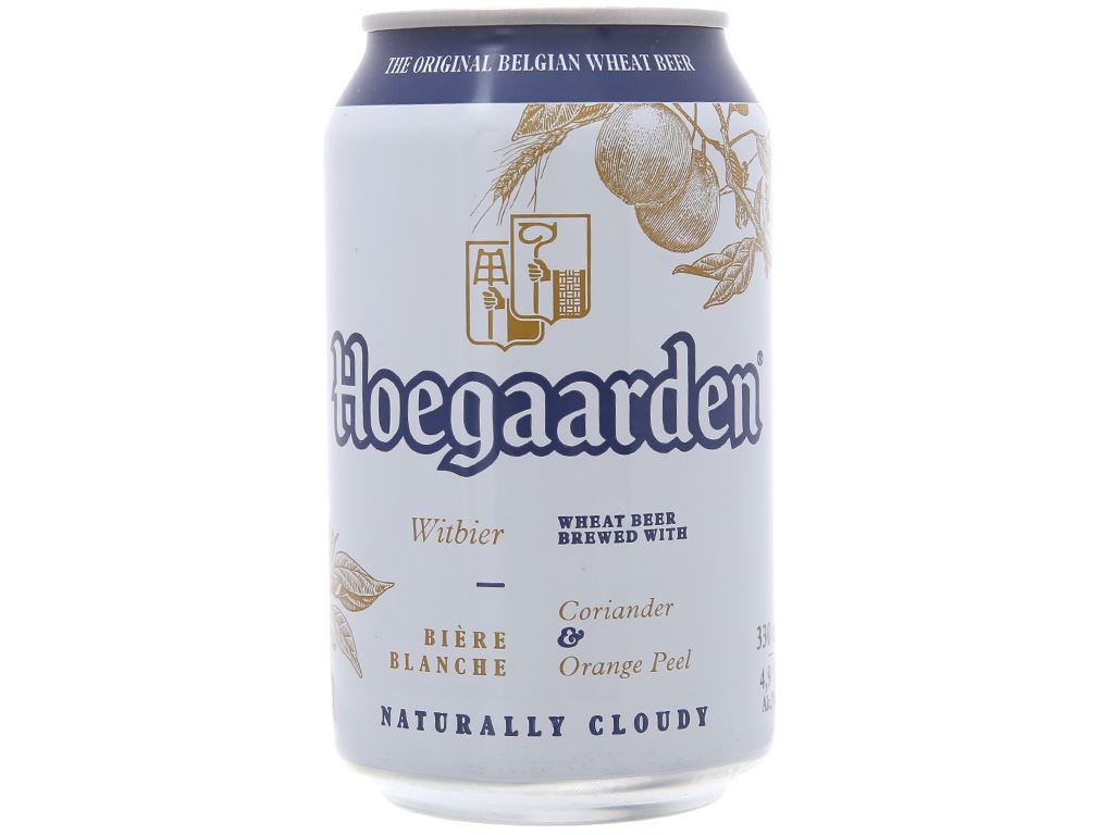 6 lon bia Hoegaarden White 330ml 3