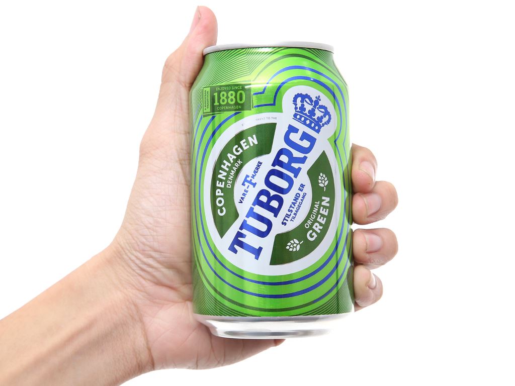 Thùng 24 lon bia Tuborg 330ml 5