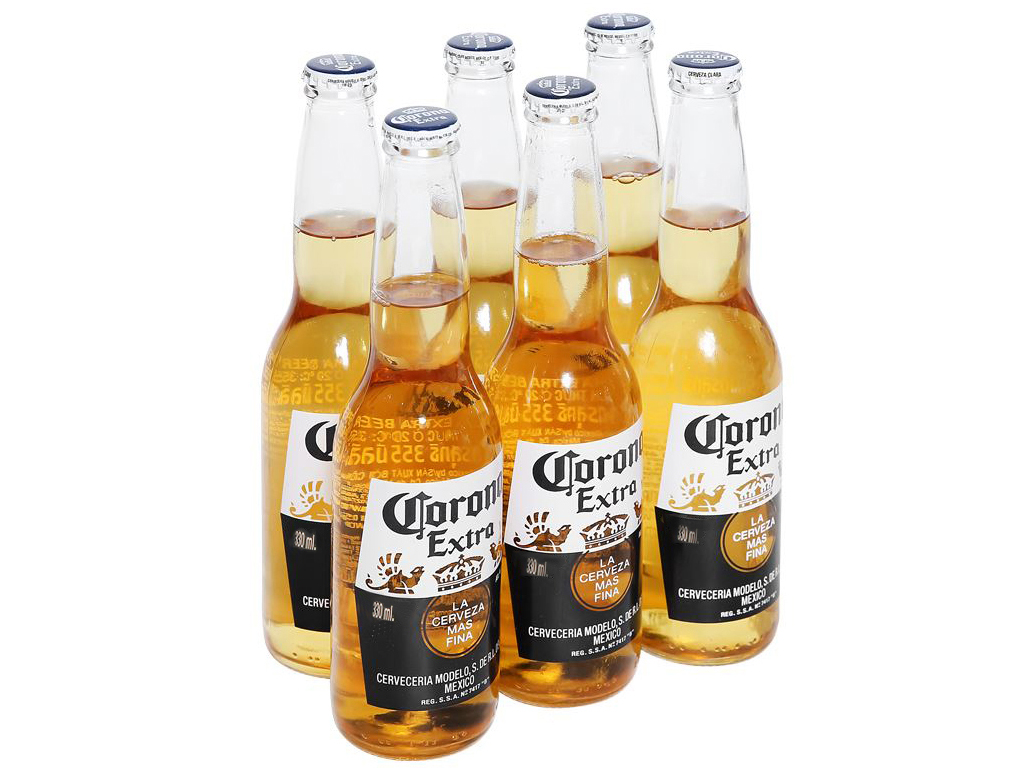 6 chai bia Corona Extra 330ml giá tốt tại Bách hoá XANH