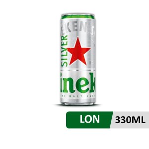 Bia Heineken Silver lon 330ml