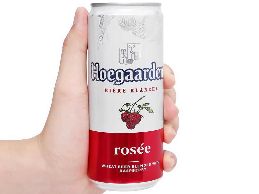 6 lon bia Hoegaarden Rosée 330ml 6