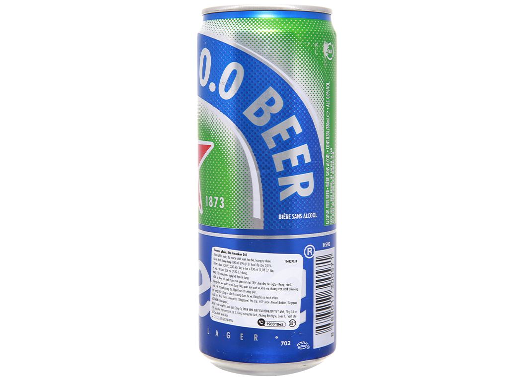 Thùng 24 lon bia Heineken 0.0% độ cồn 330ml 3