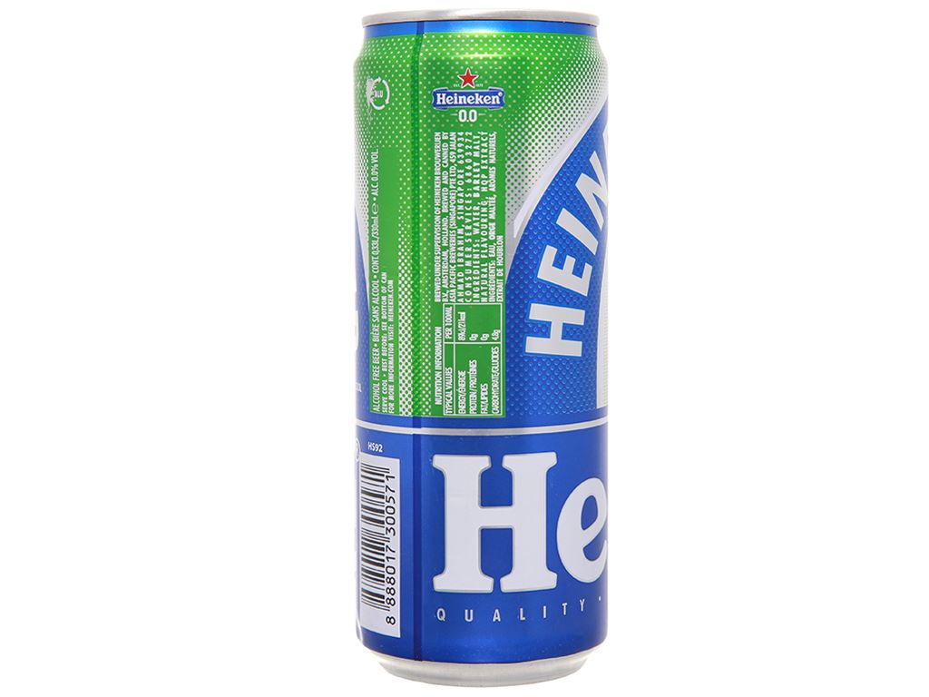 Thùng 24 lon bia Heineken 0.0% độ cồn 330ml 4