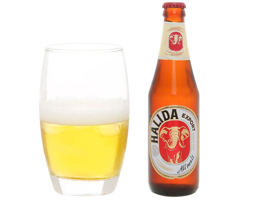 Halida Thùng 24 chai bia Halida 355ml giá tốt tại Bách hoá XANH