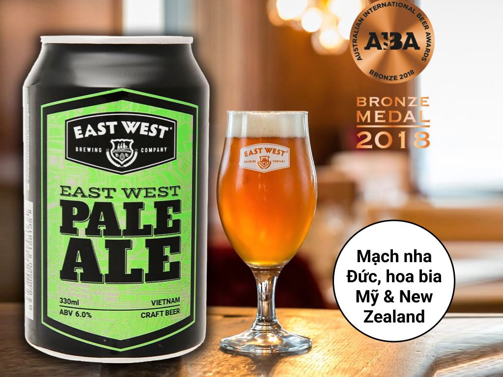 Bia East West Pale Ale lon 330ml giá tốt tại Bách hoá XANH
