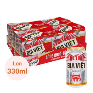 Khay 24 lon bia Bia Việt 330ml