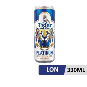 Bia Tiger Platinum Wheat Lager lon 330ml