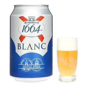 Bia Kronenbourg 1664 Blanc lon 330ml