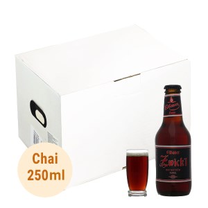 Thùng 20 chai bia đen Eibauer Zwick'l Dunkel 250ml